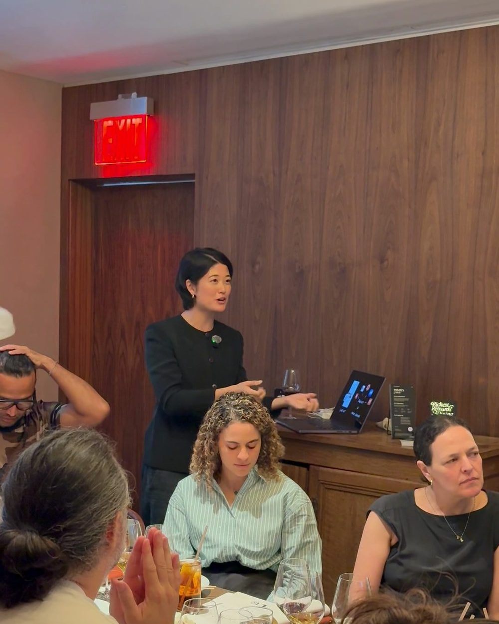 Melody Kim teaching a workshop